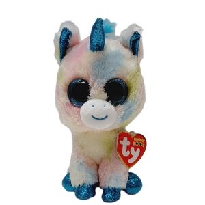 🍒4 for $20🍒 New TY Beanie Baby Boos Blitz Tye-Dye Unicorn Plush Soft Kids Toy